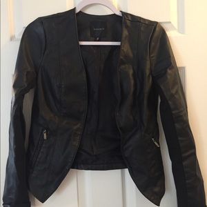 DYNAMITE Black Pleather Jacket size S